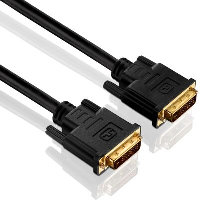 Purelink PI4200-100 DVI-Kabel - Dual Link, 10m, Schwarz Purelink PI4200-100 DVI-Kabel - Dual Link, 10m, Schwarz