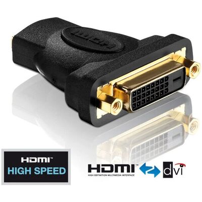 PureLink PureInstall PI045 HDMI naar DVI-D Adapter - Zwart PureLink PureInstall PI045 HDMI naar DVI-D Adapter - Zwart