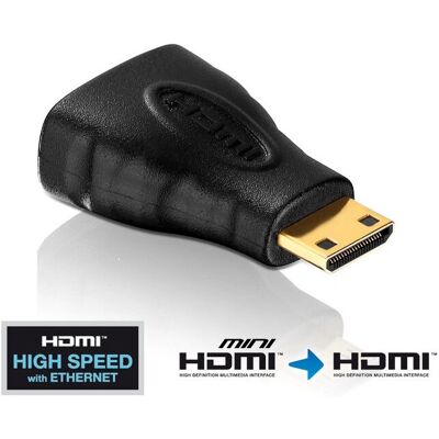 PureLink PureInstall PI055 mini HDMI HDMI-Adapter - Svart PureLink PureInstall PI055 mini HDMI HDMI-Adapter - Svart