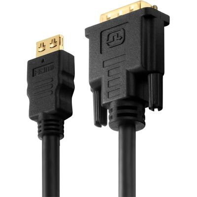 Câble HDMI vers DVI à haute vitesse 5m - PureLink PI3000-050 - Publicité Câble HDMI vers DVI à haute vitesse 5m - PureLink PI3000-050 - Publicité