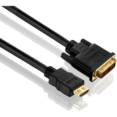 Purelink PI3000-100 HDMI-DVI Kabel 10m - Videokabel Purelink PI3000-100 HDMI-DVI Kabel 10m - Videokabel