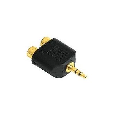 PureLink - LP-AA020 - Zwart - 3.5mm to 2x RCA - Audio Adapter PureLink - LP-AA020 - Zwart - 3.5mm to 2x RCA - Audio Adapter