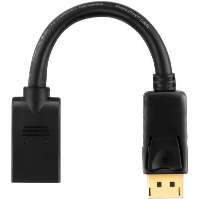 Purelink Adapter 4K DisplayPort - DisplayPort (DP, 10 cm), Daten + Video Adapter, Schwarz Purelink Adapter 4K DisplayPort - DisplayPort (DP, 10 cm), Daten + Video Adapter, Schwarz