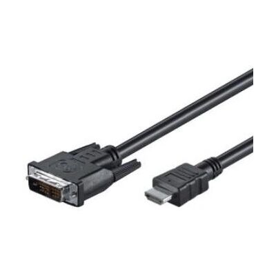 M-Cab HDMI DVI-D Kábel 2m Fekete - Videokábel M-Cab HDMI DVI-D Kábel 2m Fekete - Videokábel