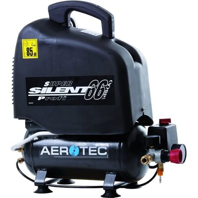 Compresor de aire portátil sin aceite Silent 6 de Aerotec - Uso interior Compresor de aire portátil sin aceite Silent 6 de Aerotec - Uso interior