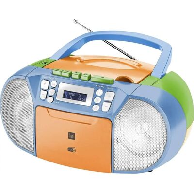 Tchibo DAB-P210 - Niebieskie DAB+/FM Radio CD Player - Boombox Tchibo DAB-P210 - Niebieskie DAB+/FM Radio CD Player - Boombox