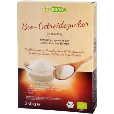 Azúcar de maíz orgánico Frusano 250g - Sustituto de azúcar Azúcar de maíz orgánico Frusano 250g - Sustituto de azúcar