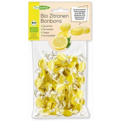Frusano Caramelos de Limón Orgánicos - Caramelos Frusano Caramelos de Limón Orgánicos - Caramelos