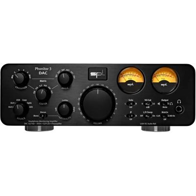 SPL Phonitor 3 DAC - Hodetelefonforsterker & Monitorkontroller SPL Phonitor 3 DAC - Hodetelefonforsterker & Monitorkontroller