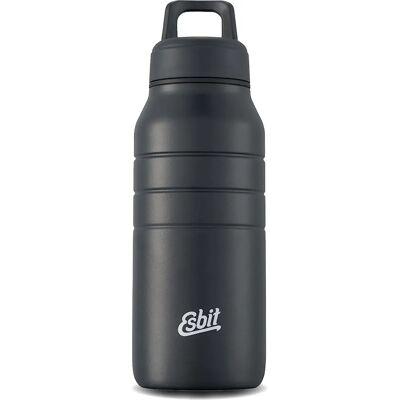 Esbit Majoris Edelstahl Trinkflasche - 480ml, Schwarz, Auslaufsicher Esbit Majoris Edelstahl Trinkflasche - 480ml, Schwarz, Auslaufsicher