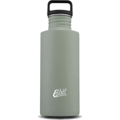 Botella de agua de acero inoxidable Esbit Sculptor - 750ml - Gris/petróleo turquesa Botella de agua de acero inoxidable Esbit Sculptor - 750ml - Gris/petróleo turquesa
