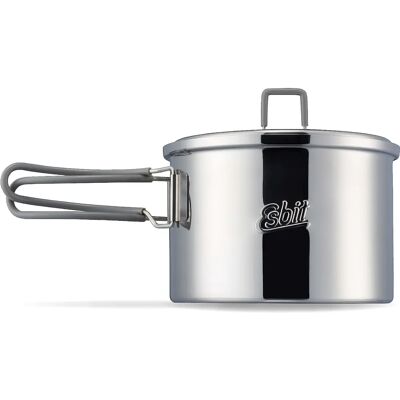 Esbit RVS Kampeerpott - 1600ML - Grijs - Kookgerei Esbit RVS Kampeerpott - 1600ML - Grijs - Kookgerei