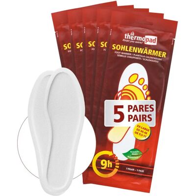 Semelles Chauffantes Thermopad Original Vel. L (40-42) - Semelles Thermiques - Publicité Semelles Chauffantes Thermopad Original Vel. L (40-42) - Semelles Thermiques - Publicité