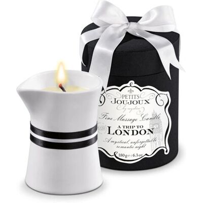Mystim Podróż do Londynu Biały 190 ml - Świeca do masażu Mystim Podróż do Londynu Biały 190 ml - Świeca do masażu