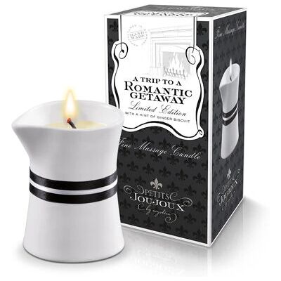 Bougie de Massage Blanche Petits Joujoux - Escapade Romantique - Bougie de Massage - Publicité Bougie de Massage Blanche Petits Joujoux - Escapade Romantique - Bougie de Massage - Publicité