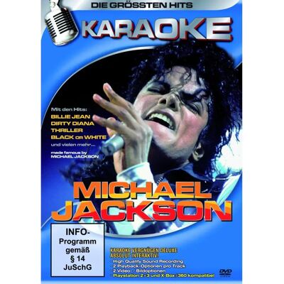Michael Jackson - Karaoke Hits - DVD - Région 2 - 50 min - DVD - Publicité Michael Jackson - Karaoke Hits - DVD - Région 2 - 50 min - DVD - Publicité