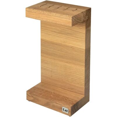 Bloc à couteaux en chêne KAI - Pour 5 couteaux jusqu'à 26cm - Publicité Bloc à couteaux en chêne KAI - Pour 5 couteaux jusqu'à 26cm - Publicité