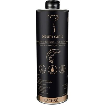 Oleum Canis Laxolja - Premiumtillskott för Hundar & Katter Oleum Canis Laxolja - Premiumtillskott för Hundar & Katter