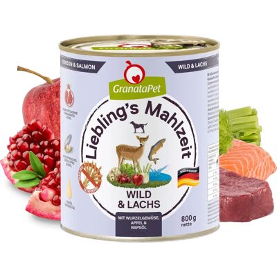 GranataPet karma dla psa - Łosoś, Jeleń - 800g GranataPet karma dla psa - Łosoś, Jeleń - 800g