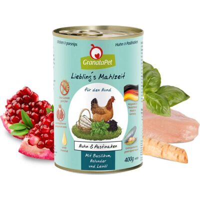GranataPet 192149 Nourriture humide pour chiens Poulet panais - Nourriture pour chiens GranataPet 192149 Nourriture humide pour chiens Poulet panais - Nourriture pour chiens
