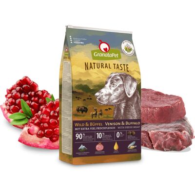 GranataPet Buffle & Wild Vlees Hondenvoer - 12kg GranataPet Buffle & Wild Vlees Hondenvoer - 12kg