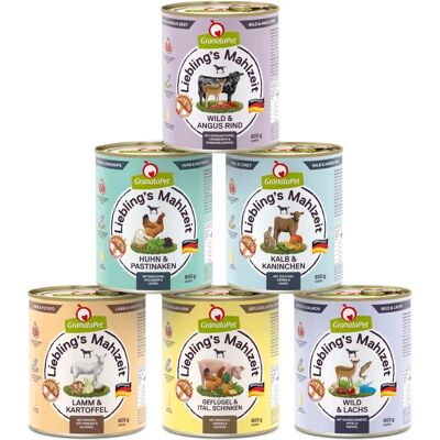 GranataPet Liebling's Mahlzeit Mixpakket - Nat hondenvoer GranataPet Liebling's Mahlzeit Mixpakket - Nat hondenvoer