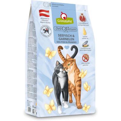 GranataPet - DeliCatessen Zeewaar & Garnalen - Glutenvrij - Volledige Maaltijd - Droog Kattenvoer GranataPet - DeliCatessen Zeewaar & Garnalen - Glutenvrij - Volledige Maaltijd - Droog Kattenvoer