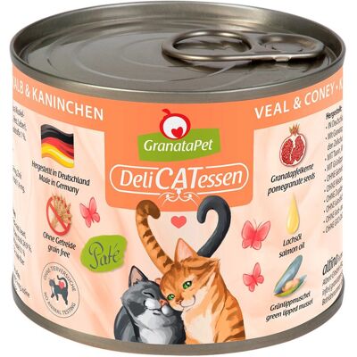 Alimentation humide pour chats GranataPet 198004 - Riche en protéines, sans céréales Alimentation humide pour chats GranataPet 198004 - Riche en protéines, sans céréales