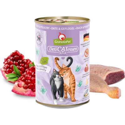 Karma dla kotów GranataPet - Wysoka zawartość mięsa, bez zbóż - 400 g Karma dla kotów GranataPet - Wysoka zawartość mięsa, bez zbóż - 400 g