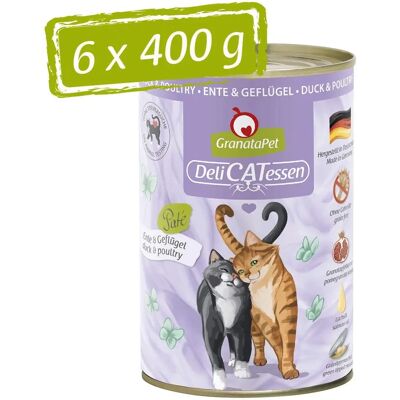 GranataPet DeliCatessen Kaczka & Drób - Wilgotne jedzenie dla kotów GranataPet DeliCatessen Kaczka & Drób - Wilgotne jedzenie dla kotów