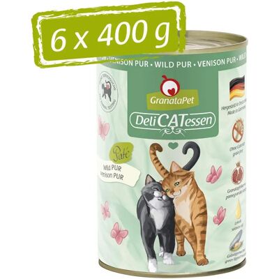 GranataPet Herten PUR - Natvoer voor katten GranataPet Herten PUR - Natvoer voor katten