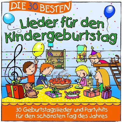 Simone Sommerland, Karsten Glück & die Kita-Frösche - Best Of Birthday Songs - Music Album Simone Sommerland, Karsten Glück & die Kita-Frösche - Best Of Birthday Songs - Music Album