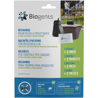 Atractante para mosquitos Biogents BG-Sweetscent - Recarga de 2 meses Atractante para mosquitos Biogents BG-Sweetscent - Recarga de 2 meses