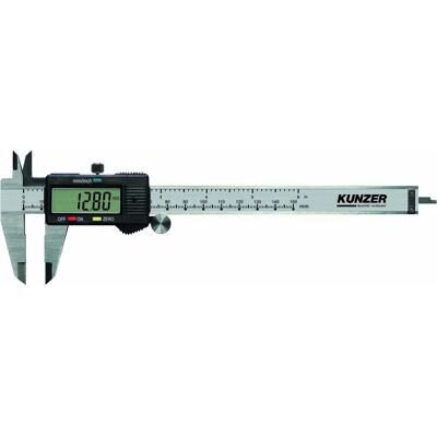 Kunzer 7EMS01 Digital Caliper - 150mm, Switchable Units, 0.01mm Accuracy Kunzer 7EMS01 Digital Caliper - 150mm, Switchable Units, 0.01mm Accuracy