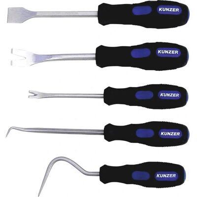 Kunzer Kit 5 tools for clips - Auto disassembly tools set Kunzer Kit 5 tools for clips - Auto disassembly tools set