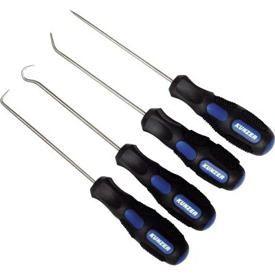 Kunzer 7SH04 Gereedschapsset - Pons, Haken, Ooghaak Kunzer 7SH04 Gereedschapsset - Pons, Haken, Ooghaak