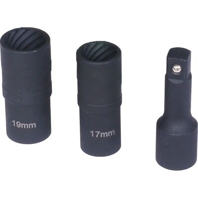 Kunzer 7FSL03 Σετ εξαγωγέων βιδών - 17mm, 19mm, επέκταση 60mm Kunzer 7FSL03 Σετ εξαγωγέων βιδών - 17mm, 19mm, επέκταση 60mm