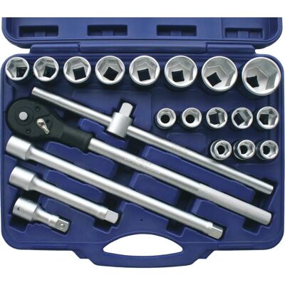 KUNZER - 73421 - Chrome-vanadium - 3/4 - Socket set KUNZER - 73421 - Chrome-vanadium - 3/4 - Socket set