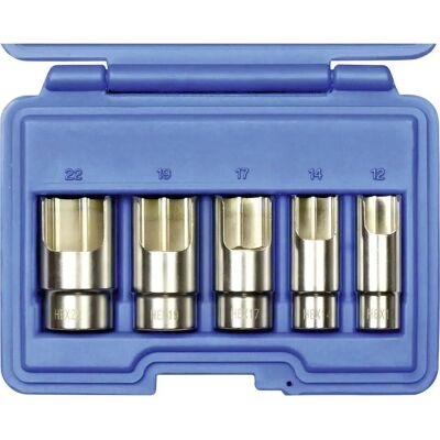Kunzer Modello 7WSL05 Set di bussole - Dimensione 3/8 - 5 pezzi Kunzer Modello 7WSL05 Set di bussole - Dimensione 3/8 - 5 pezzi