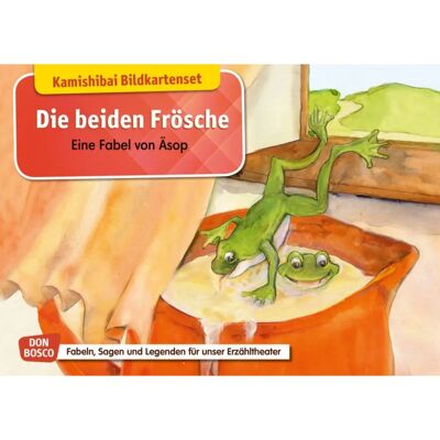 Don Bosco Medien - Die beiden Frösche Fabel-Kartenset für Kinder Don Bosco Medien - Die beiden Frösche Fabel-Kartenset für Kinder