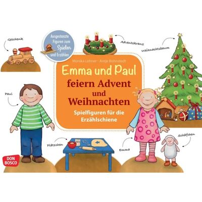 Don Bosco Medien Emma und Paul Advent Figuren - Pädagogisches Spielzeug Don Bosco Medien Emma und Paul Advent Figuren - Pädagogisches Spielzeug