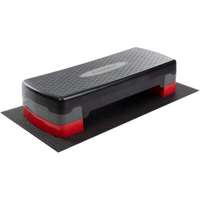 Scsports Step Fitness/Aerobic Step - Hauteur ajustable 10/15cm, Antidérapant, Max 120kg - Publicité Scsports Step Fitness/Aerobic Step - Hauteur ajustable 10/15cm, Antidérapant, Max 120kg - Publicité