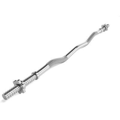 Kromozott curlkarika ScSPORTS - 120cm, Ø30mm, 110kg max - Súlyzó, EZ Bar Kromozott curlkarika ScSPORTS - 120cm, Ø30mm, 110kg max - Súlyzó, EZ Bar