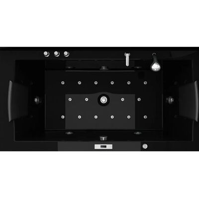 Whirlpool VILLA EUGENIE Badewanne - schwarz - Bad Whirlpool VILLA EUGENIE Badewanne - schwarz - Bad