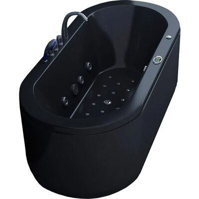 Jet-Line Villa Sofia schwarzer Whirlpool - 194 cm - Spa & Hot Tub Jet-Line Villa Sofia schwarzer Whirlpool - 194 cm - Spa & Hot Tub