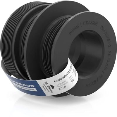 Adaptateur de tuyau Crassus CRA10016 - Réduction de diamètres, résistant UV - Type de produit - Publicité Adaptateur de tuyau Crassus CRA10016 - Réduction de diamètres, résistant UV - Type de produit - Publicité