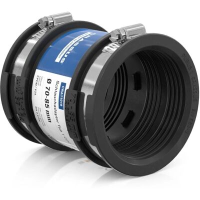 Adaptateur de tuyau Crassus CRA11019 - Résistant UV, 6 bar, EPDM, V2A/V4A - Publicité Adaptateur de tuyau Crassus CRA11019 - Résistant UV, 6 bar, EPDM, V2A/V4A - Publicité