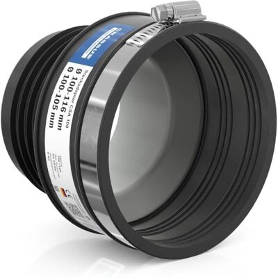 Le Sanitaire - Modèle CSA100-105/CRA11020 Adaptateur d'Évacuation - 100-165mm - Publicité Le Sanitaire - Modèle CSA100-105/CRA11020 Adaptateur d'Évacuation - 100-165mm - Publicité