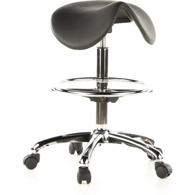 Hoker biurowy HJH OFFICE Top Work 13 w ergonomicznej formie - Czarny Hoker biurowy HJH OFFICE Top Work 13 w ergonomicznej formie - Czarny
