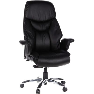 HJH OFFICE PRADO Leder - Luxus Chefsessel Schwarz HJH OFFICE PRADO Leder - Luxus Chefsessel Schwarz